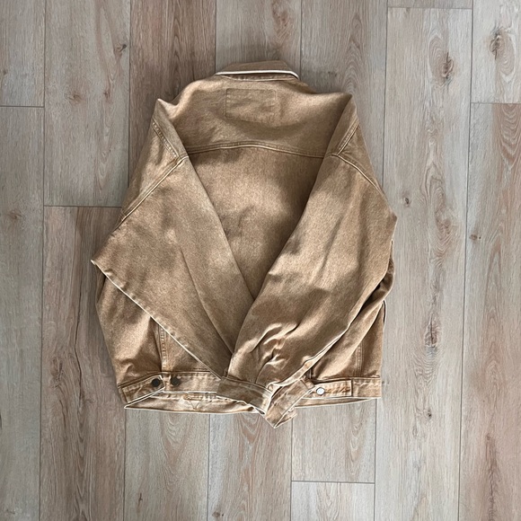 VINTAGE YELLOW GUESS JEAN JACKET - Picture 3 of 3